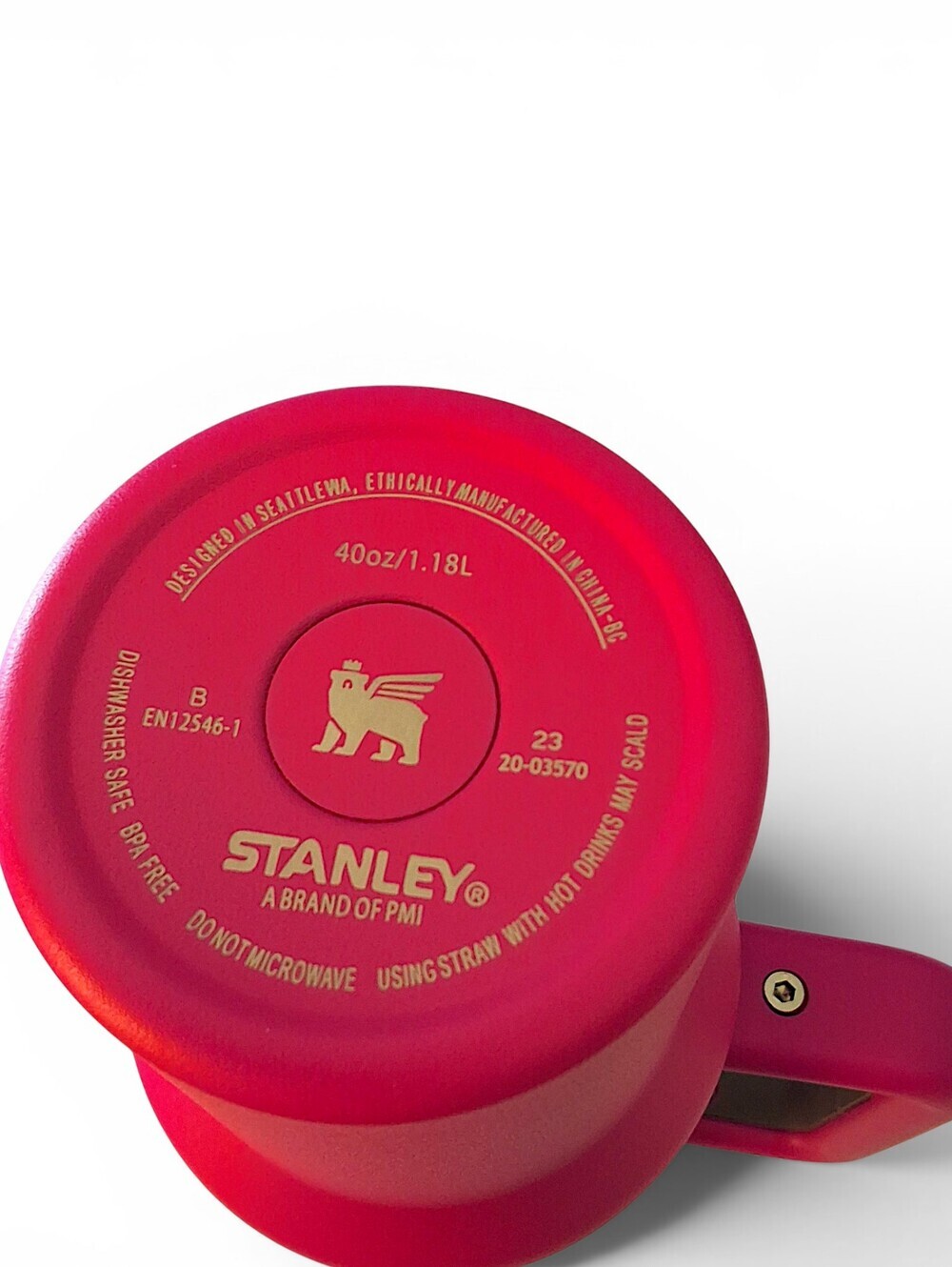 Stanley 40oz Quencher H2.0 Tumbler Bright Pink NWT With Box - Picture 9 of 14